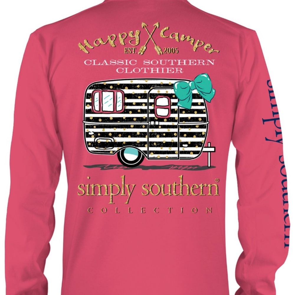 Simply southern happy camper T-shirt